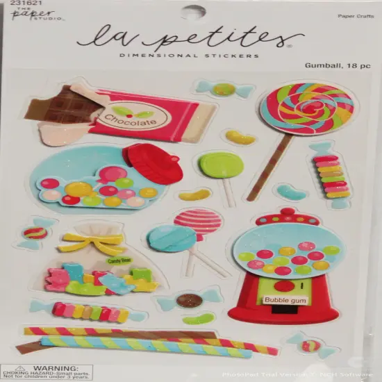 La Petites Gumball Dimensional Stickers {1}