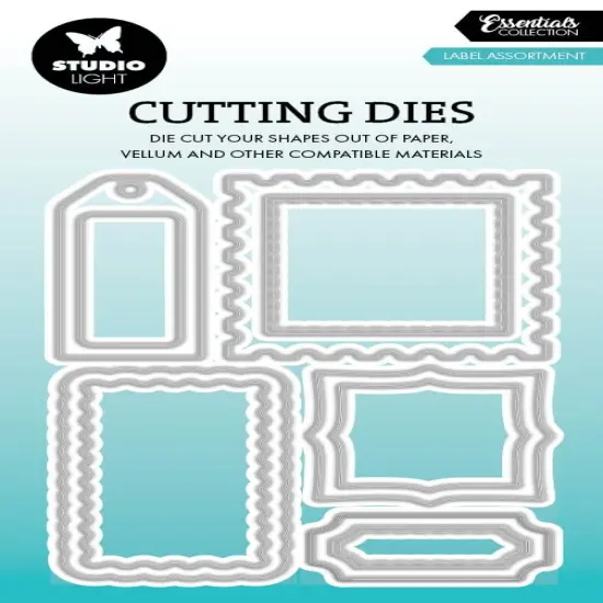 Studio Light Essential Cutting Dies-Nr. 979 Label Assortment {1}