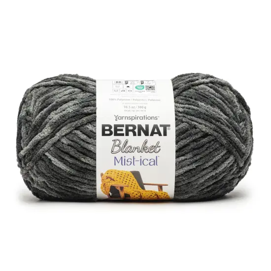 Bernat Blanket Mist-Ical Yarn 24 Pack-Cinder {2}