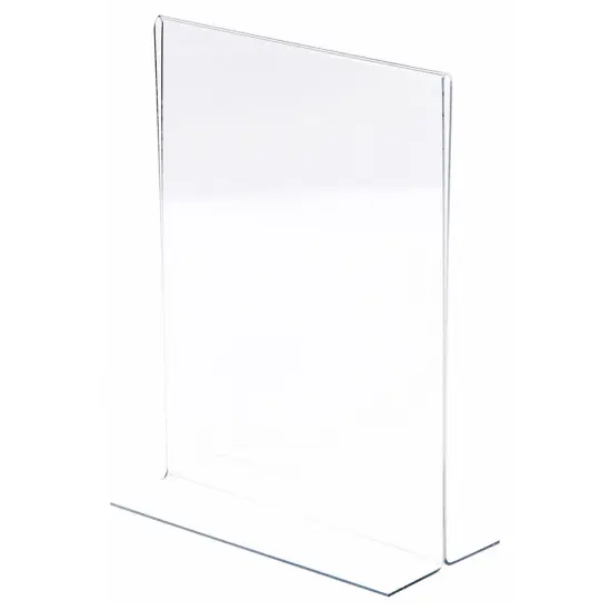 Plymor Clear Acrylic Sign Display / Literature Holder (Bottom-Load), 8.5" W x 11" H {1}
