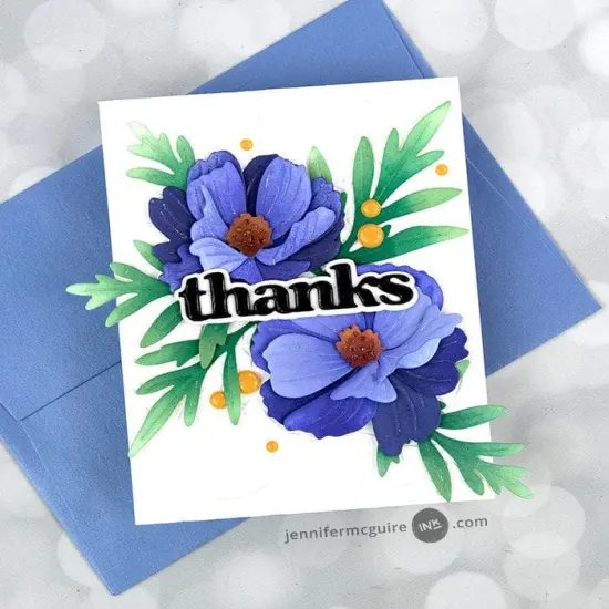 Craft-A-Flower: Sulfur Cosmos Layering Die Set {2}