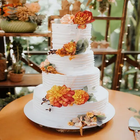 Orange Dahlia Peonies Artificial Flowers 2 Bouquets Dahlia Combo Peony Silk Flowers 18stems Faux {4}