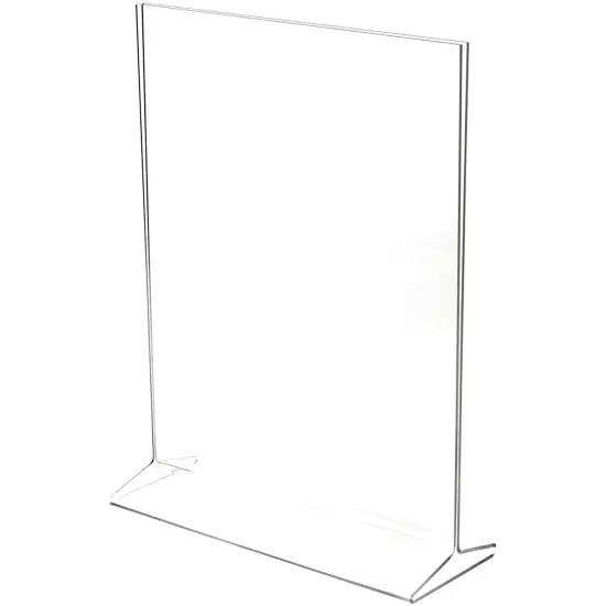 Plymor Clear Acrylic Sign Display / Literature Holder (Top-Load), 11" W x 14" H {1}