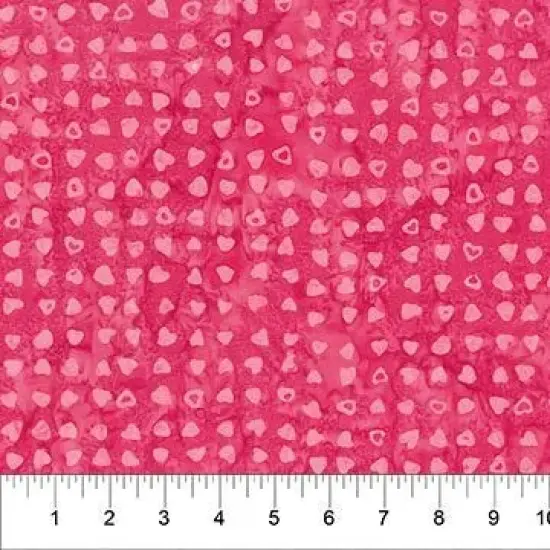 Banyan 83321-23 - LOVE NOTES - Tiny Scatter - Hot Pink 45" Fabric Per Yard {1}
