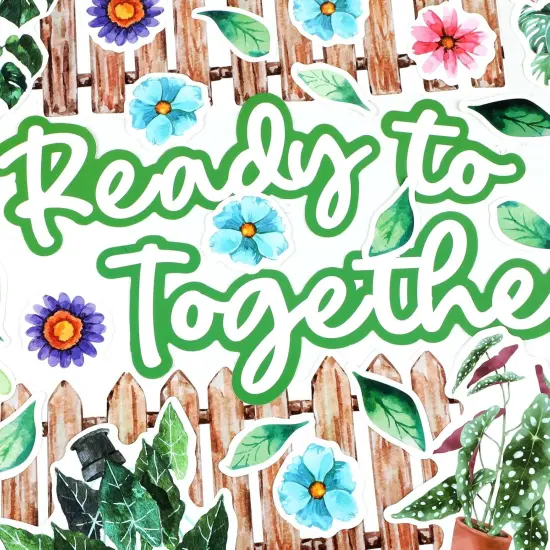 Greenery Tree Bulletin Board Classroom Decorations Set {5}