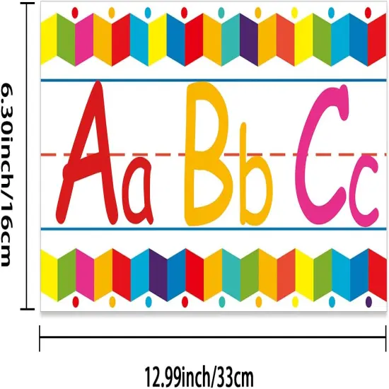 12 Sheets Alphabet Line for Classroom Wall {2}