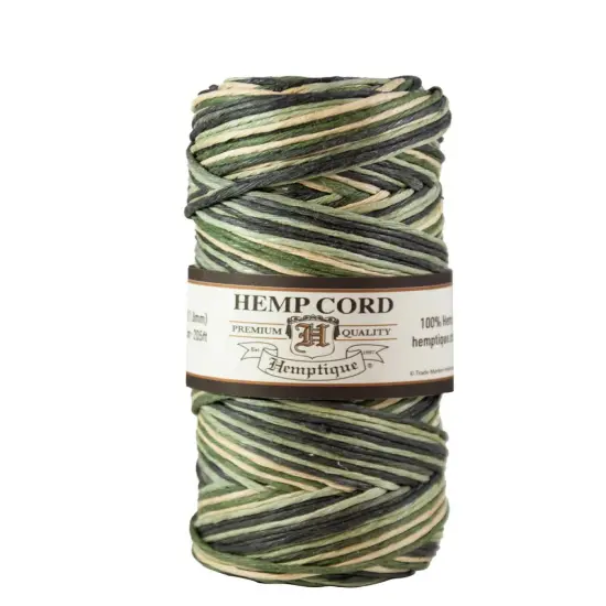 Hemptique 1.8mm Variegated #48 Hemp Cord Spools Jewelry Bracelet Making Crafting Scrapbooking Bookbinding Mixed Media Crocheting Macrame Gift Wrapping Outdoor Gardening Earthy {2}