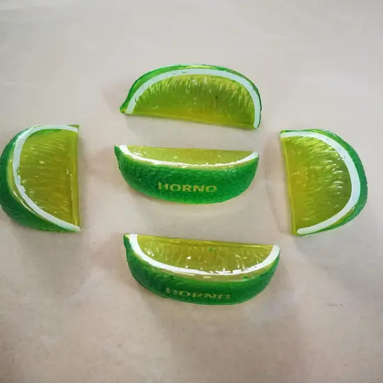 14pcs Fake Fruit - Green Lemon {5}