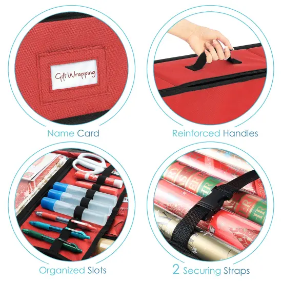 Hearth & Harbor Wrapping Paper Storage Container {4}