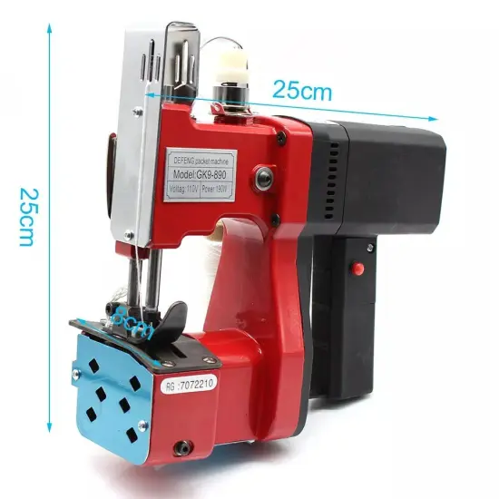 Handheld Industrial Electric Bag Stitching Closer Sewing Machine 15000 rpm 110v {3}