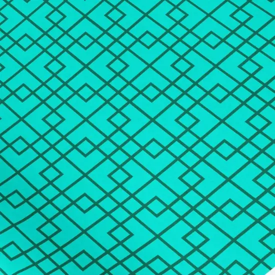 Turquoise Chinese Lattice Gift Wrap {2}