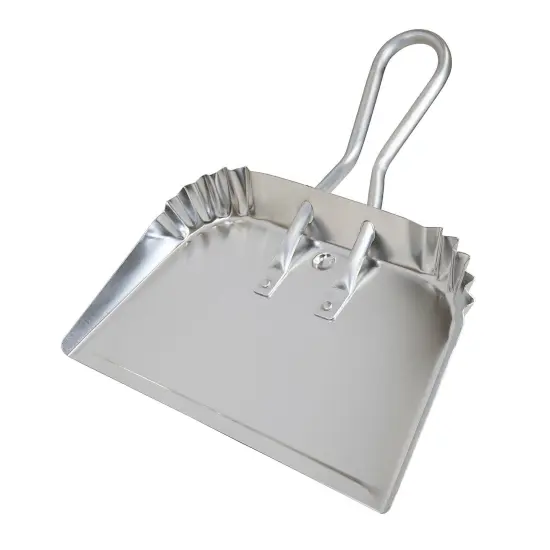 Amaroq Aluminum Stays-Flat Dustpan Lightweight Rust-Proof Aluminum Large 16" Wide {4}