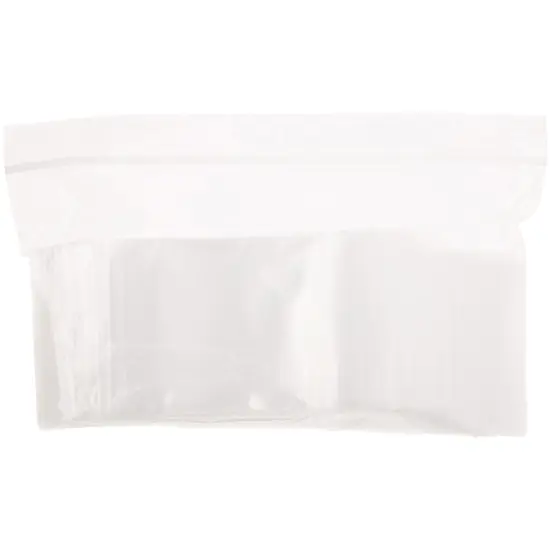 Plymor 2.5" x 4", 4 Mil Heavy Duty Zipper Reclosable Plastic Bags {3}