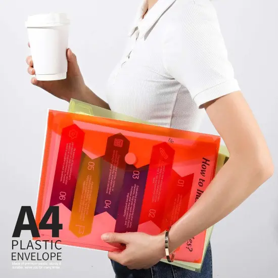 6 PCS Plastic Envelopes {5}