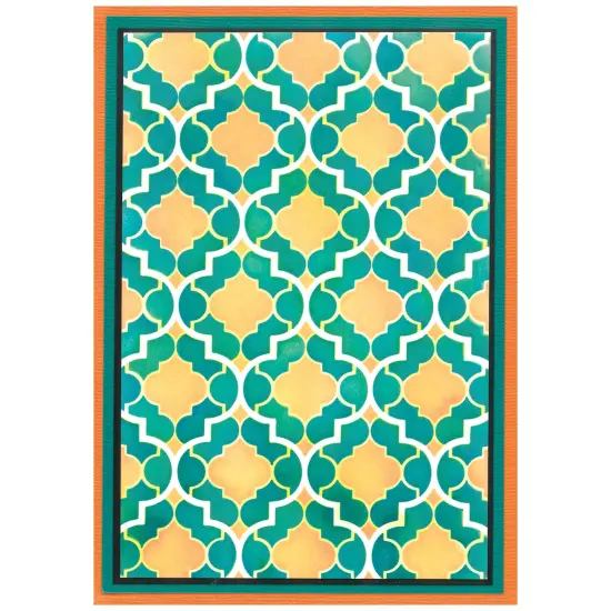 Sizzix A6 Stencil By Stacey Park 4/Pkg-Textures From Afar #2 {3}