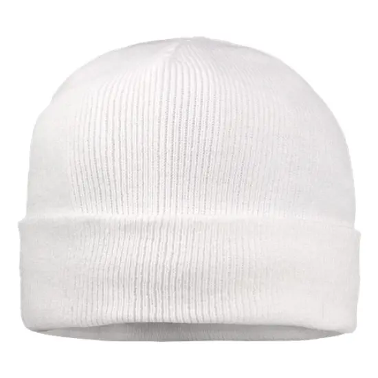 Sportsman&reg; Fleece Lined Cuffed Beanie White {2}