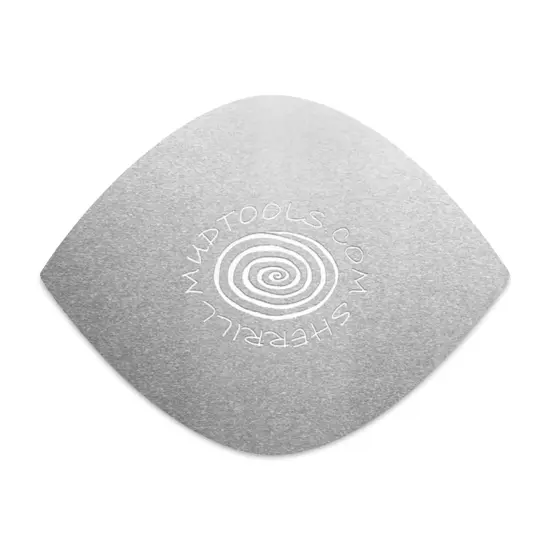 Mudtools Stainless Steel Drawing Rib - Leaf, Smooth {1}