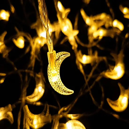 OLEEK Ramadan lights decorations led - Ramadan decorations for home 2025 - Ramadan decor - Ramadan gifts for kids - Ramadan mubarak decorations - Ramadan string lights decoration زينه رمضان كريم ديكور {2}