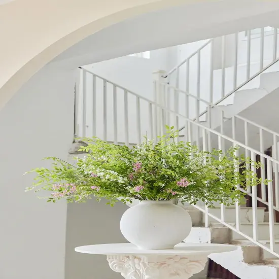 12pcs 44inch Fake Flowers Home Decor Faux Greenery Stems Branches for Vase Artificial Flowers for Spring Wedding Table Centerpieces {5}