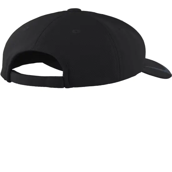 Sport-Tek&reg; Pique Colorblock Cap True Royal/ Graphite {5}