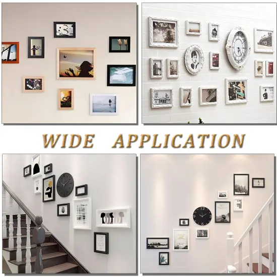 353PCS Picture Hanging Kit with Screws, Saw-tooth, D Ring Picture Hangers Assortment, Picture Hanging Hardware Tool for Frame Hanging - 7 Models {3}