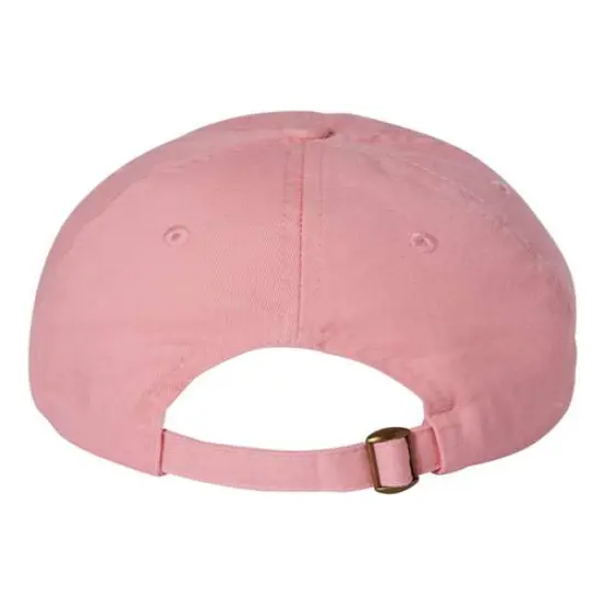 Valucap&reg; Adult Bio Washed Classic Dad Hat Pink {2}