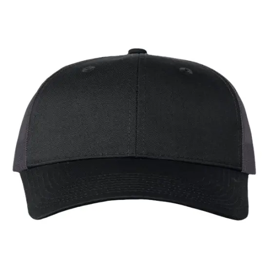 Valucap&reg; Mesh Back Twill Trucker Cap Black {5}