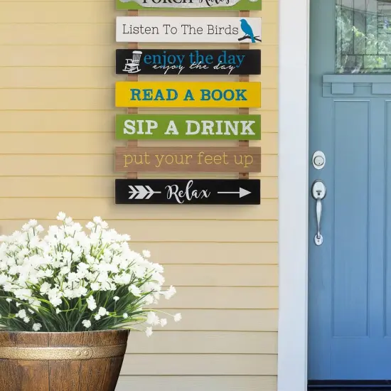 8 Bundles Artificial Outdoors Flowers (White-Daffodil) {2}