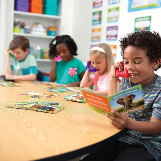 4E&rsquo;s Novelty Whisper Phones for Reading [4 Pack] Auditory Feedback, Accelerate Fluency, Comprehension & Pronunciation - Ideal Reading Phones for Kids {2}