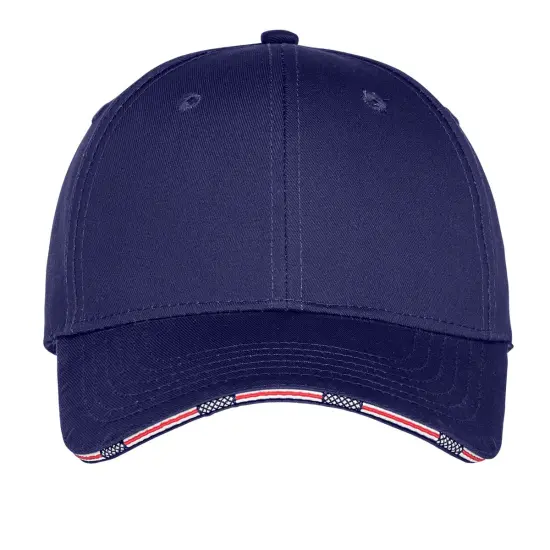 Port Authority&reg; Americana Flag Sandwich Cap Oyster {4}