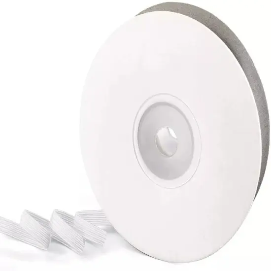 Elastic Band 1/4'' Wide 10yd,Stretch Strap,High Elastic Cord,for Sewing Crafting White {2}