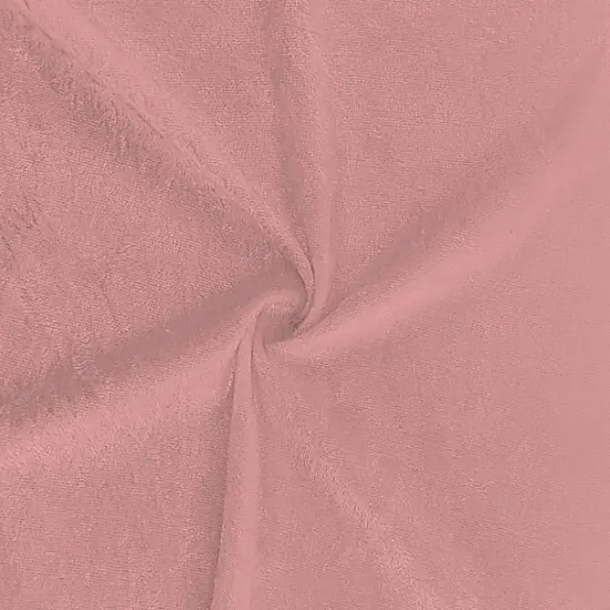 1 Yard Plush Mauve Stretch Crushed Panne Velour 58/60" Wide Fabric for Apparel & Sewing Projects {1}