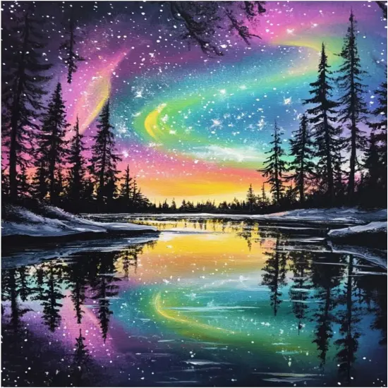 Aurora Diamond Painting Kits for Adults {1}