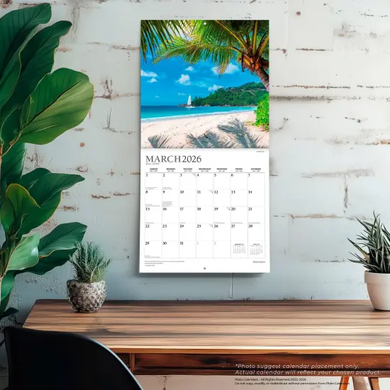 Motivation | 2026 12 x 24 Inch (Hanging) Monthly Square Wall Calendar | Foil Stamped Cover {5}