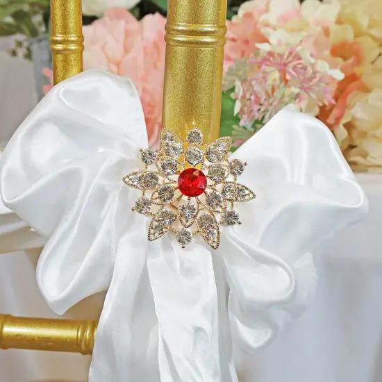 North Star Rhinestone Chair Band Buckle Silver Metal Accent 2 Inch Width {2}