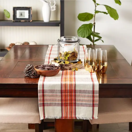 Autumn Farmhouse Plaid - Table Runner {3}