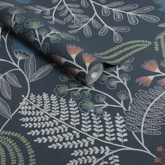 Superfresco Easy Richmond Navy Wallpaper {3}