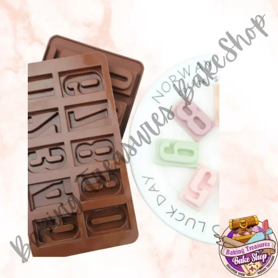 Number Design Silicone Mold {3}