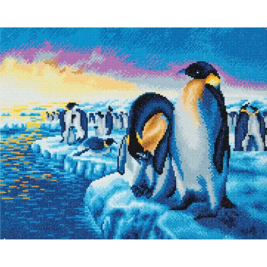 Crystal ArtPenguins of the Arctic Diamond Painting Multi {1}