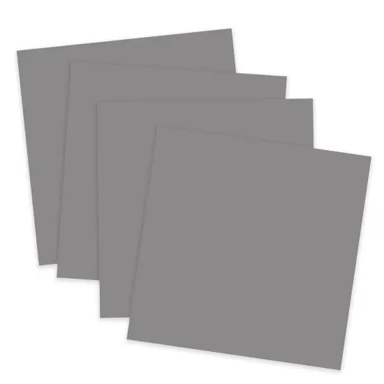 JPPlus Craft Plastic Plastic Craft Sheets for Laser Cutter, & Engraver Use- 4 Pack Grey {2}