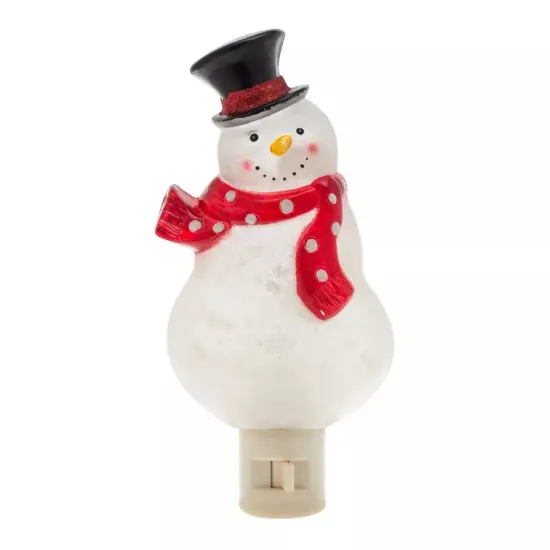 Kitcheniva Snowman Holiday Decor Night Light With C7 & Rotational Socket {2}