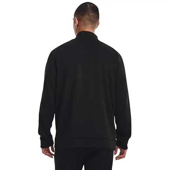 Under Armour&reg; Men's Rival Fleece Quarter-Zip Cs gr lh/ wh {5}