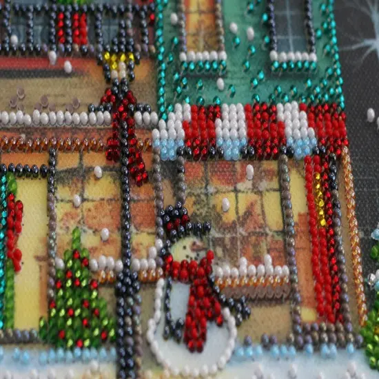 Bead embroidery kit - Holiday town {5}