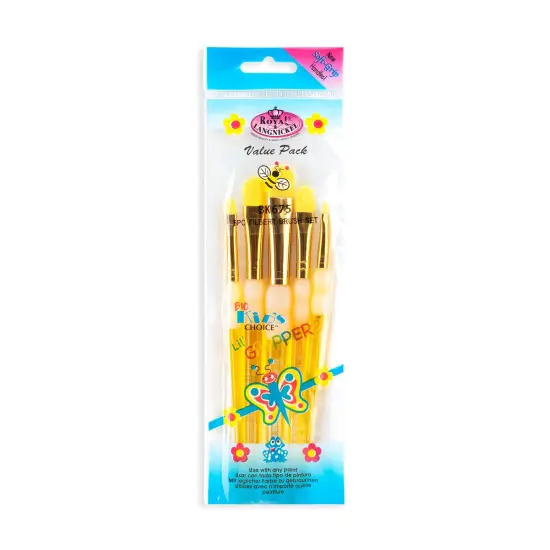 BK675 | Big Kid's Choice&trade; 5pc Filbert Brush Set {1}