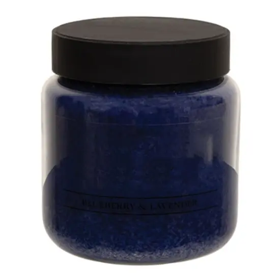 Blueberry Lavender Jar Candle &ndash; Dual Wick, 80-100 Hour Burn Time, Sweet Blueberry {1}