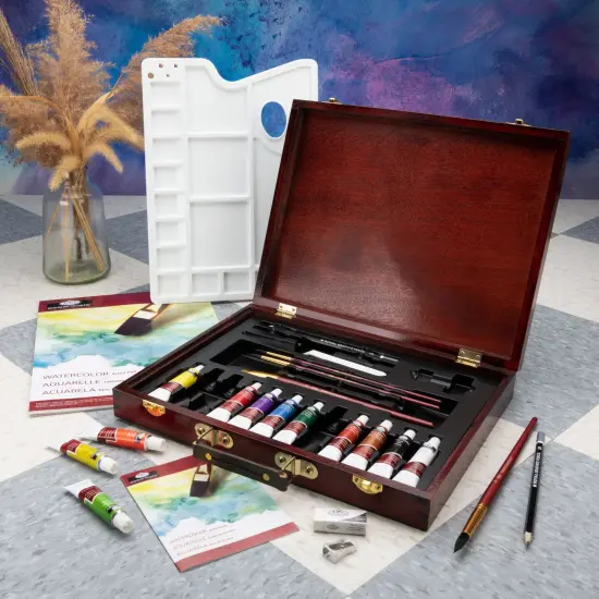 RSET-WAT2030 | Essentials&trade; 25pc Watercolor Painting Travel Art Set {2}