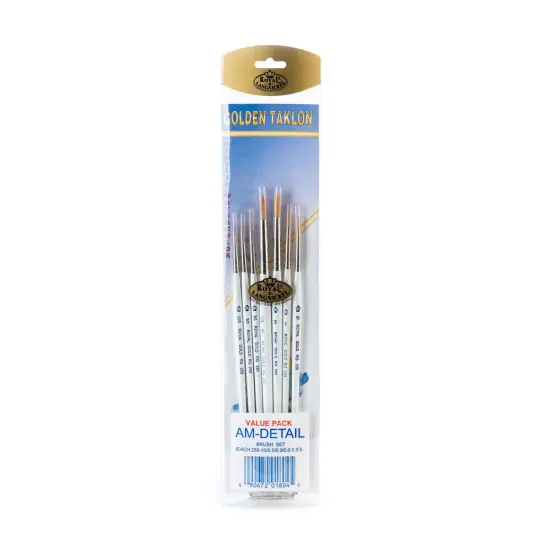 RSET-AMD | Royal Gold&trade; 7pc Detail Brush Set {1}