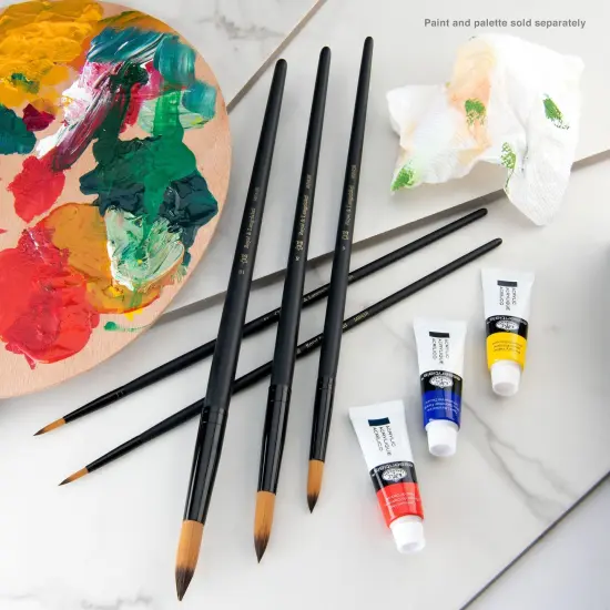 RSET-4305 | Essentials&trade; 5pc Gold Taklon Variety Brush Set 4305 {5}