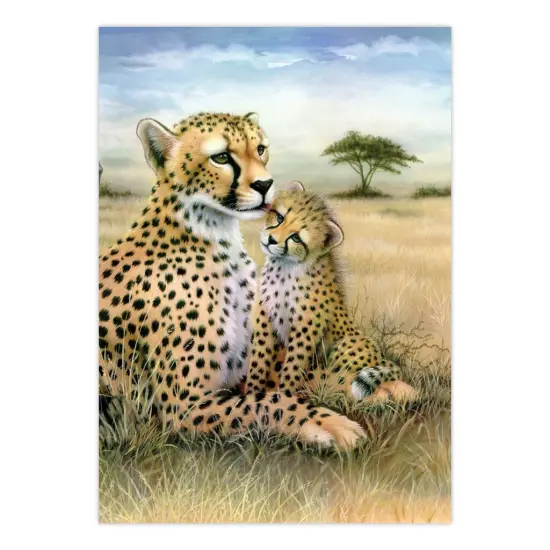 PJS43 | Painting by numbers&trade; 10pc 8.75" x 11.375" Leopard Painting Project {2}