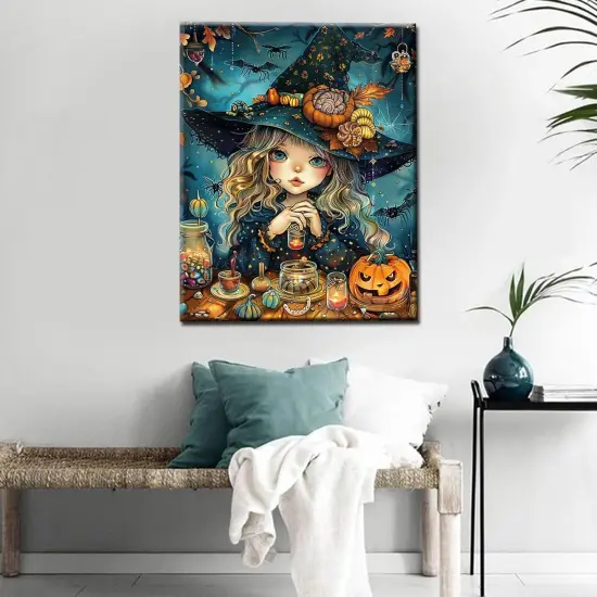 Moonlight Forest Paint by Numbers for Adults {4}